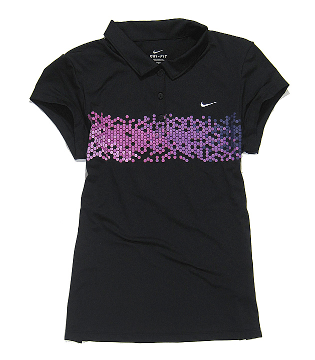 Nike 耐克 女装 网球 DRI-FIT 短袖POLO衫 409670-010