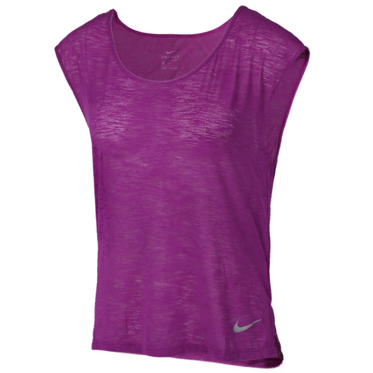 Nike 耐克 女装 跑步 短袖针织衫 跑步AS W NK BRTHE TOP SS COOL 831785-550