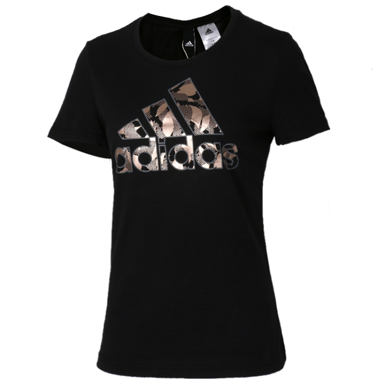 Adidas 阿迪达斯 女装 训练 短袖T恤 FOIL BOS TEE DN8796