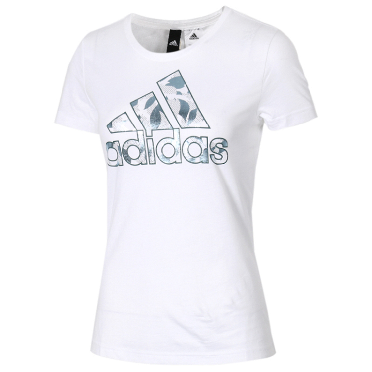Adidas 阿迪达斯 女装 训练 短袖T恤 FOIL BOS TEE DJ1593