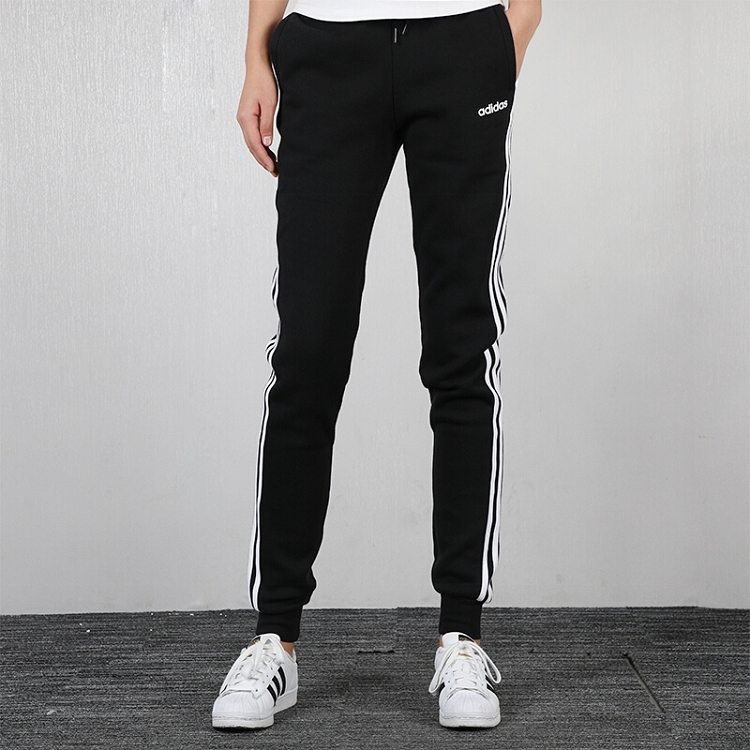 Adidas 阿迪达斯 女装 训练 针织长裤 W E 3S PANT FL DP2384