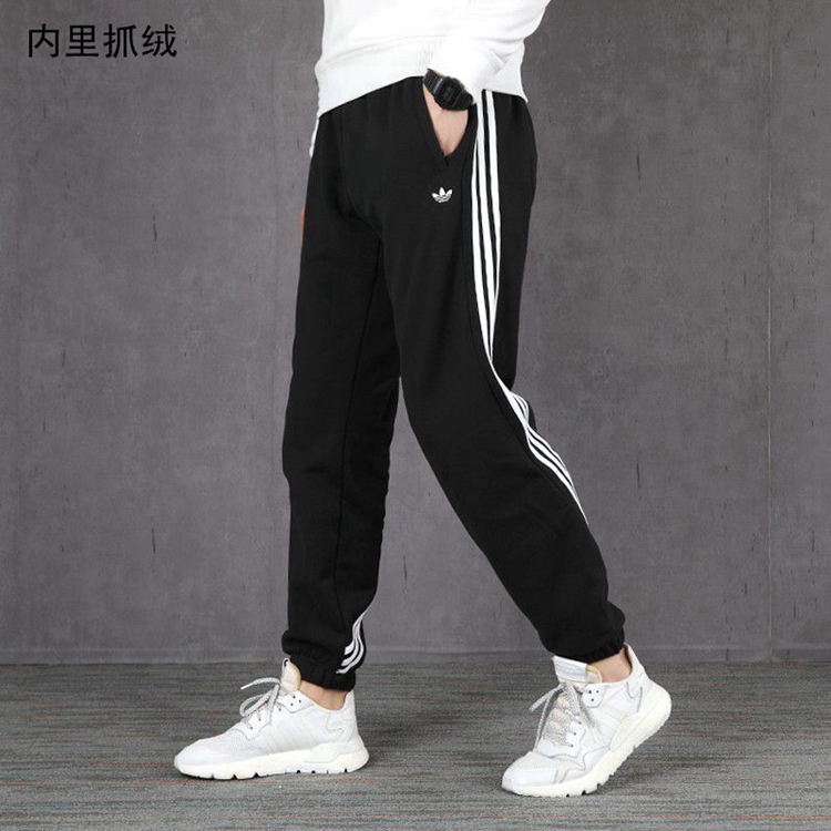 Adidas 三叶草 男装 运动裤 3STRIPE WRAP SW 三叶草 FM1521