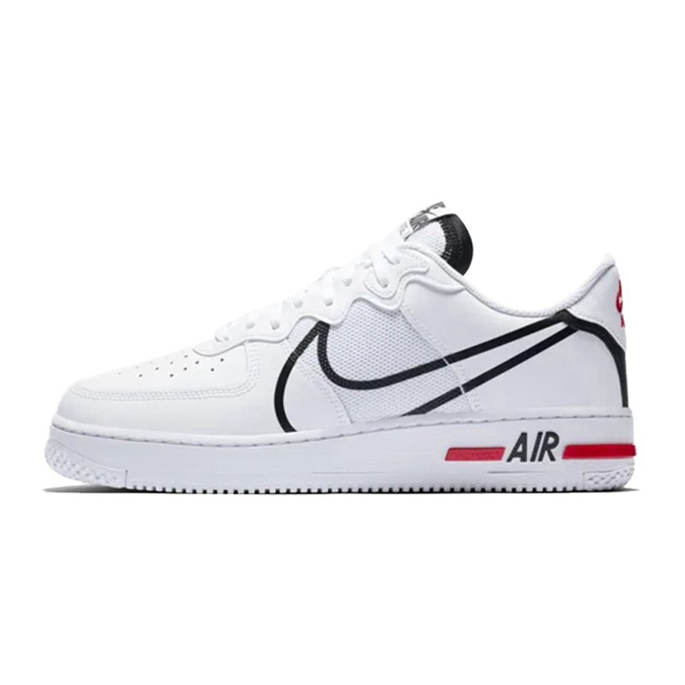 Nike 耐克 男鞋男子低帮 AF1 REACT CD4366-100