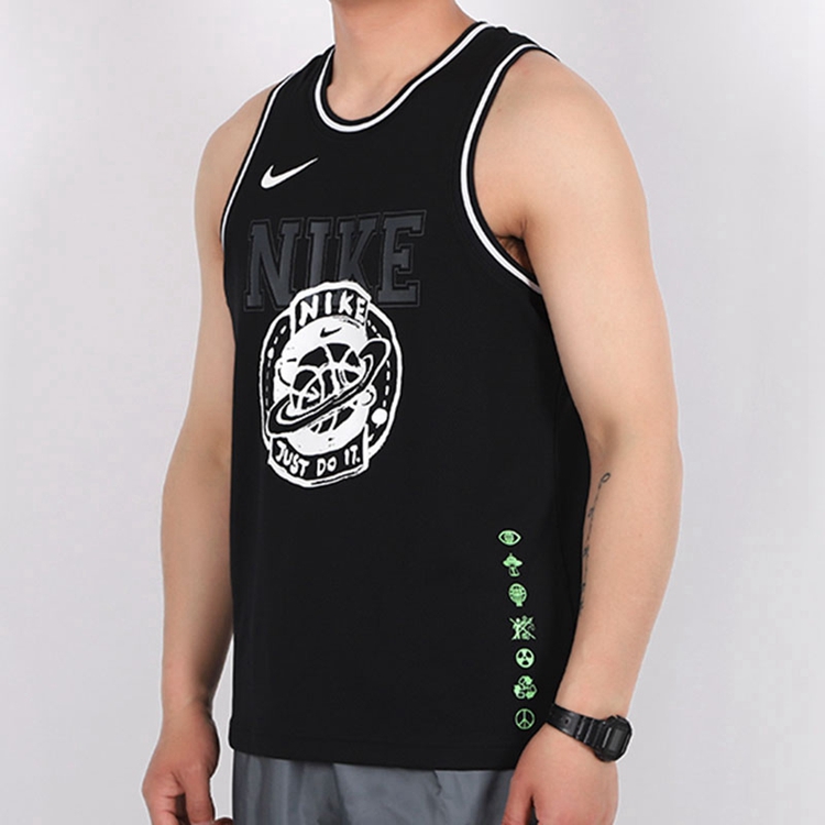 Nike 耐克 男装 篮球 针织背心 CW7384-010