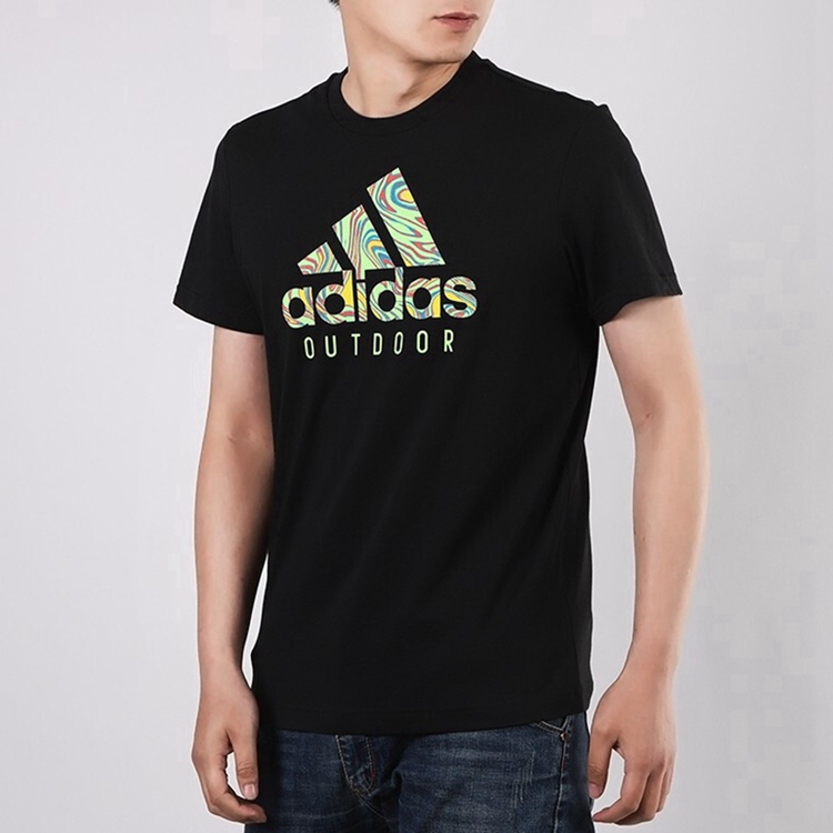 Adidas 阿迪达斯 男装 户外 短袖T恤 GFX UPBEAT TEE FM7529