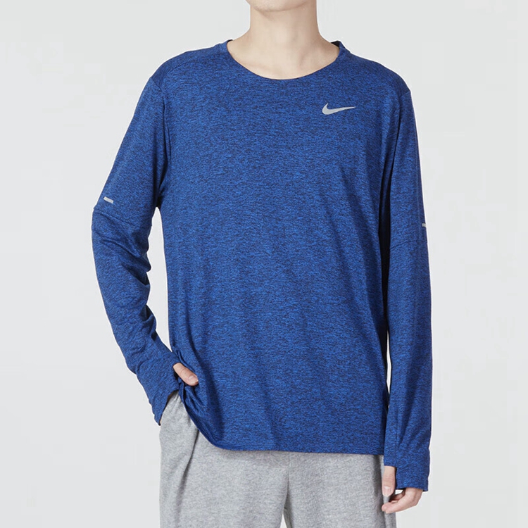 Nike 耐克 男装 跑步 长袖针织衫 跑步LONG SLEEVE TOP DD4755-451